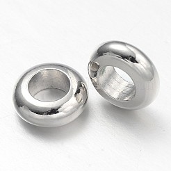 Donut Brass Spacer Beads&nbsp;KK-L105-07P