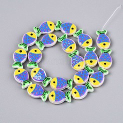 Dyed & Heated Glass Enamel Beads&nbsp;GLAA-T023-45A