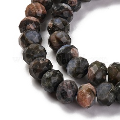 Natural Glaucophane Beads Strands&nbsp;G-K380-A45-01