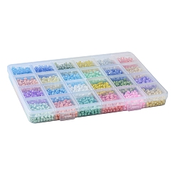 288G 24 Styles Glass Seed Beads&nbsp;SEED-FS0001-26B