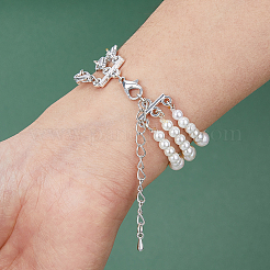 8Pcs 8 Styles Tibetan Style Alloy Lobster Claw Claps&nbsp;AJEW-DC0001-25