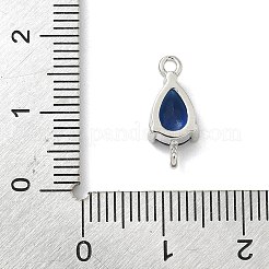 Brass Pave Cubic Zirconia Connector Charms&nbsp;KK-Z120-31P-04