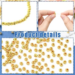 50Pcs Brass Spacer Beads&nbsp;KK-YW0004-11G