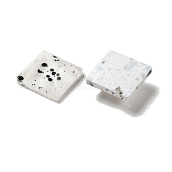 Spot Pattern Resin Cabochons&nbsp;LS-MRMJ-G015-01