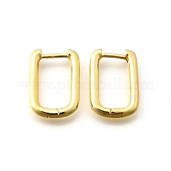 真鍮huggieフープピアス  長持ちメッキ  オーバル  18KGP本金メッキ  17.5x13x2mm  ピン：1mm&nbsp;X-EJEW-F245-04G-A