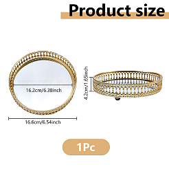 Iron with Glass Cake Stand&nbsp;AJEW-WH0609-469A