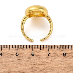 Brass Open Cuff Rings for Women&nbsp;LS-RJEW-G341-04G-03