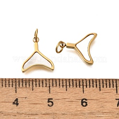 Ion Plating(IP) 304 Stainless Steel Charms&nbsp;STAS-Q335-08G