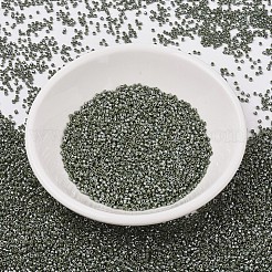 MIYUKIデリカビーズ  シリンダー  日本製シードビーズ  11/0  （db1566)不透明アボカド光沢  1.3x1.6mm  穴：0.8mm  約2000PCS /ボトル  10 G /ボトル&nbsp;SEED-JP0008-DB1566
