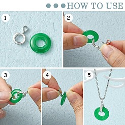 Natural Malasia Jade Linking Rings&nbsp;G-G994-E02-01
