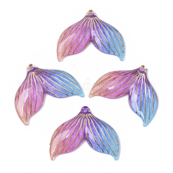 Transparent UV Printed Acrylic  Pendants&nbsp;X-TACR-S136-001I