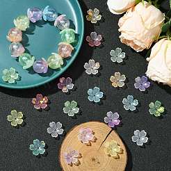 Opaque Plastic Bead Caps&nbsp;KY-CJC0012-03