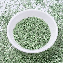 MIYUKIデリカビーズ  シリンダー  日本製シードビーズ  11/0  （db0413)亜鉛メッキモスグリーン  1.3x1.6mm  穴：0.8mm  約2000PCS /ボトル  10 G /ボトル&nbsp;SEED-JP0008-DB0413