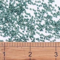 MIYUKIデリカビーズ  シリンダー  日本製シードビーズ  11/0  （db0607)染色銀裏地青緑  1.3x1.6mm  穴：0.8mm  約2000PCS /ボトル  10 G /ボトル&nbsp;SEED-JP0008-DB0607