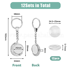 DIY Blank Dome Keychian Making Kit&nbsp;KEYC-AB00064