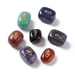 7Pcs 7 Styles Natural Mixed Gemstone Beads&nbsp;G-G983-06