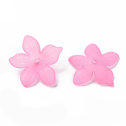 Frosted Acrylic Bead Caps&nbsp;MACR-S371-05A-704