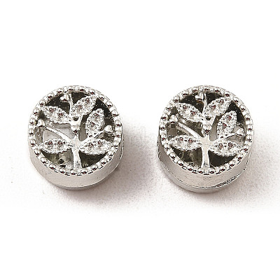 Alloy European Beads Rhinestone Settings&nbsp;FIND-E041-24P-1
