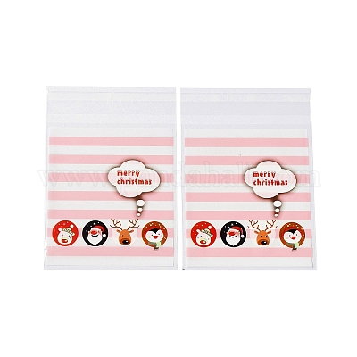 Christmas Theme Plastic Bakeware Bag&nbsp;OPP-Q004-03H-1