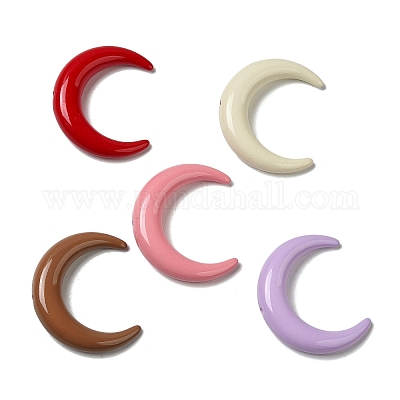 Opaque Baking Paint Acrylic Beads&nbsp;X-MACR-G064-06-1