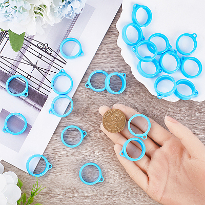 60Pcs Silicone Pendant&nbsp;SIL-GF0001-44-1