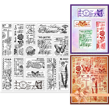 塩ビプラスチックスタンプ DIYスクラップブッキング用 装飾的なフォト