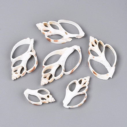 Natural Shell Big Pendants BSHE-T015-19-1