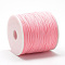 Polyester Threads, Chinese Knotting Cord, Pink, 0.8mm, about 131.23~142.16 yards(120~130m)/roll
