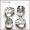 Imitation Austrian Crystal Beads, Grade AAA, K9 Glass, Faceted, Drop, Clear, 10x12mm, Hole: 0.9~1.5mm