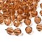 K9 Glass, Imitation Austrian Crystal Beads, Grade AAA, Faceted, Round, PeachPuff, 10mm, Hole: 0.9~1mm