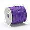 Polyester Threads, Chinese Knotting Cord, Blue Violet, 0.8mm, about 131.23~142.16 yards(120~130m)/roll