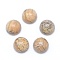 Natural Picture Jasper Cabochons, Flat Round, 8x3~4mm