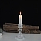 Glass Candlestick Home Decoration, Vase, Clear, 105x80mm
