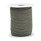 Nylon Braided Cord, Milan Cords Woven Thread for Bracelet Jewelry Making, Slate Gray, 3mm, about 21.87 yards(20m)/roll