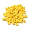 Opaque Acrylic Beads, Column, Gold, 6.5x5mm, Hole: 2.2mm