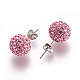 925 Sterling Silver Austrian Crystal Rhinestone Ear Stud&nbsp;Q286G111-3