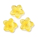 ガラスビーズ  スター  きいろ  20.5x21.5x5.5mm  穴：1.6mm&nbsp;GLAA-D303-12I-1