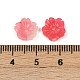 シェルパウダービーズ  花  ピンク  10x2.5mm  穴：1.2mm&nbsp;BSHE-L038-01B-3