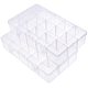Rectangle Plastic Bead Storage Containers&nbsp;CON-PH0002-05-1