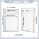 10Pcs Plastic ID Card Holder&nbsp;AJEW-GO0002-73-2