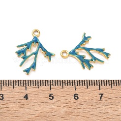 304 Stainless Steel Enamel Pendants&nbsp;STAS-Q119-12G-01