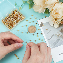 400Pcs Rack Plating Brass Beads&nbsp;KK-ME0001-71