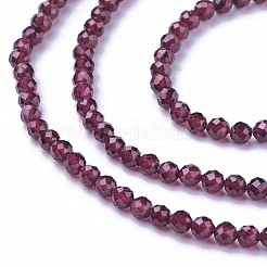 Natural Garnet Beads Strands&nbsp;G-F619-17A-4mm