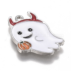 Halloween Theme Alloy Enamel Pendants&nbsp;ENAM-J649-02P