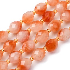 Natural White Jade Beads Strands&nbsp;G-D305-B01-01J