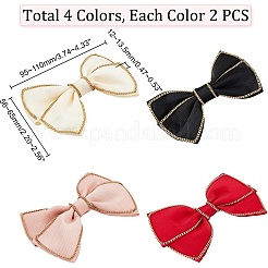 AHADEMAKER 8Pcs 4 Colors Polyester Bowknots Ornament Accessories&nbsp;AJEW-GA0005-45