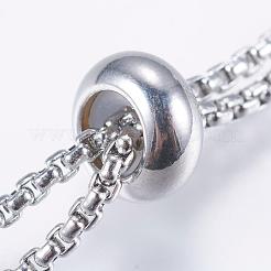 Tarnish Resistant Adjustable 304 Stainless Steel Bracelet Making&nbsp;STAS-G169-01P