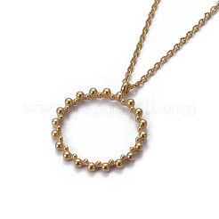 (Jewelry Parties Factory Sale)304 Stainless Steel Pendant Necklaces&nbsp;NJEW-E141-32