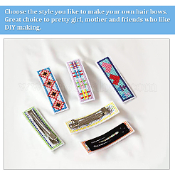 DIY Hair Clips Cross-Stitch Making Kits&nbsp;DIY-WH0304-312