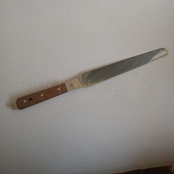 Steel Spatula Painting Knife with Wood Handle&nbsp;DRAW-PW0003-35